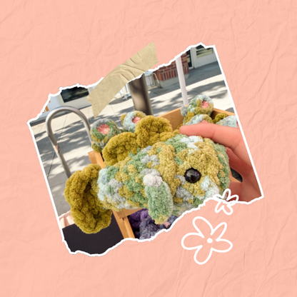 Made-To-Order Small Bass plush and bag charm